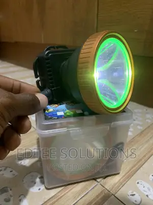 Rechargeable High Power Headlamp With Regulating Switch
