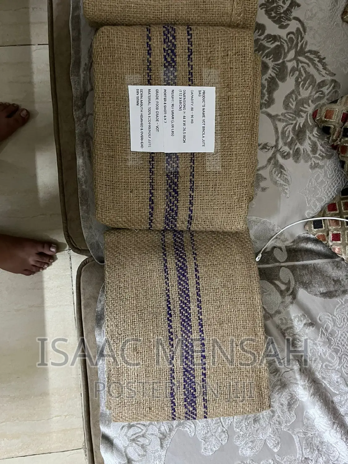 Quality Cocoa Bags For Sale ( Jute Sacks ) Call