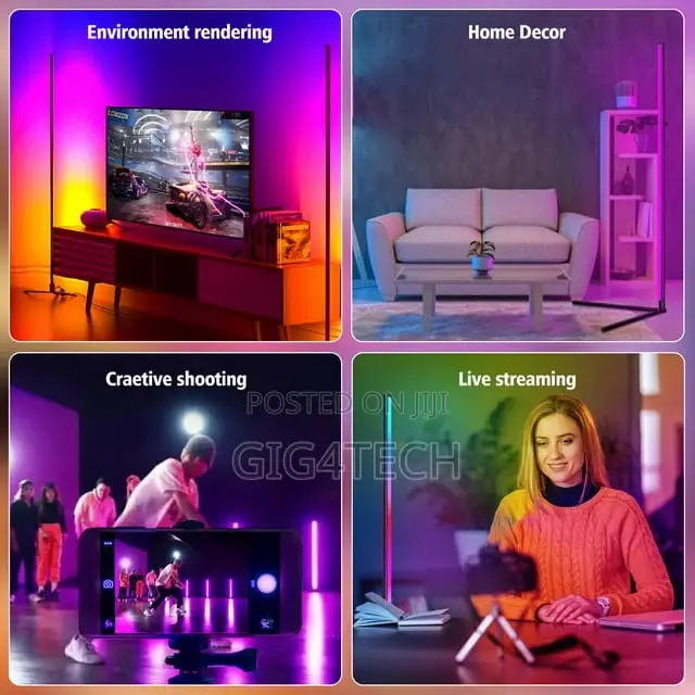 RGB LED Magic Color Floor Tube Lamp
