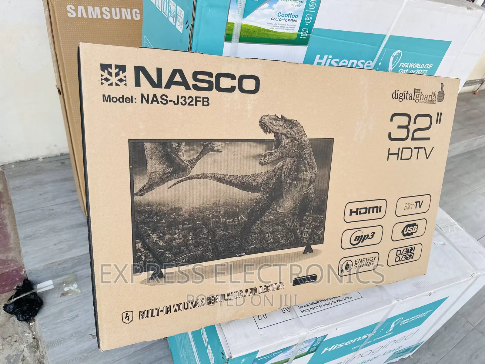 Buy From 10gig Store of Quality Nasco Tv FHD Satellite 32”