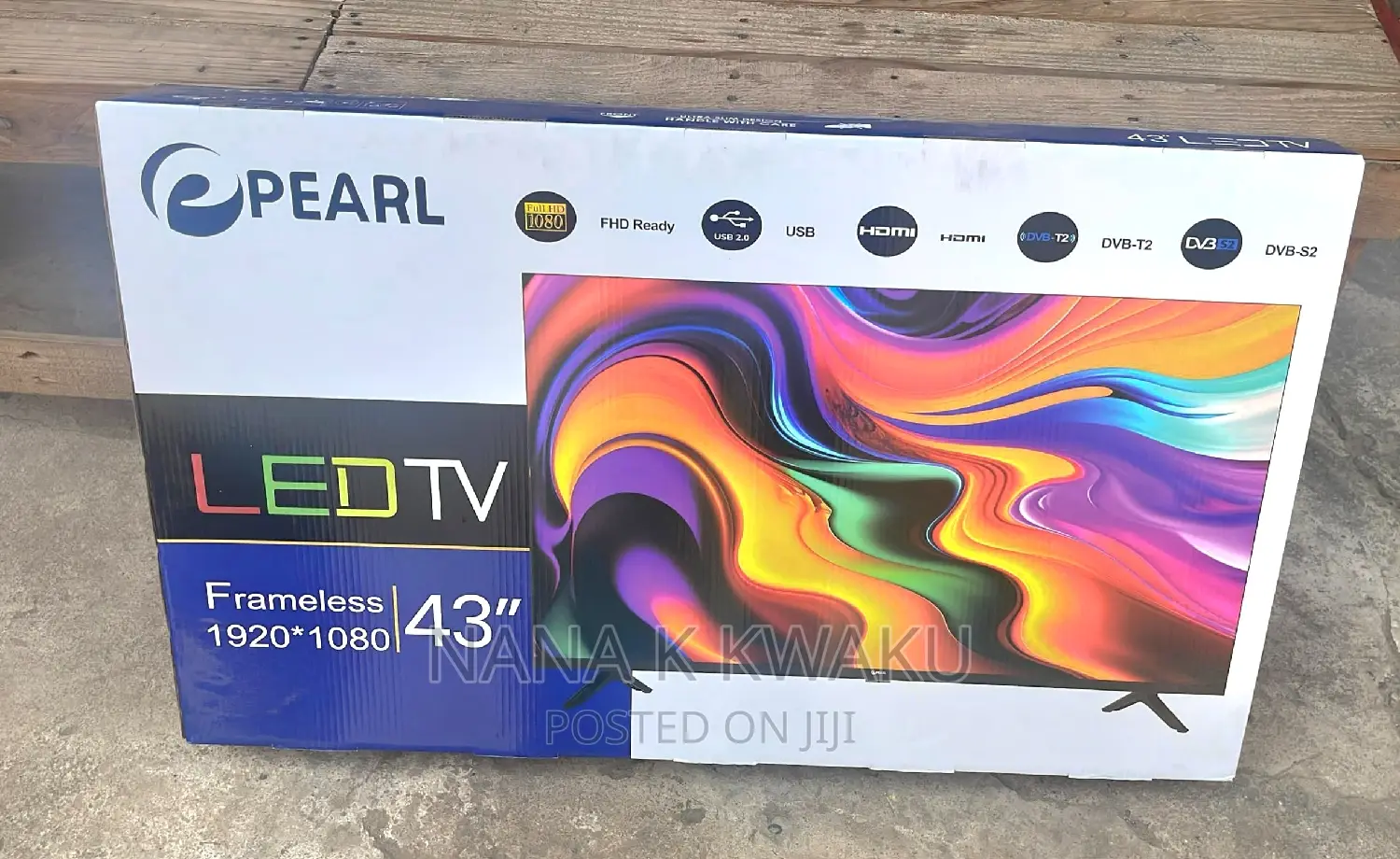 Frameless Pearl_43inches Digital Satellite TV