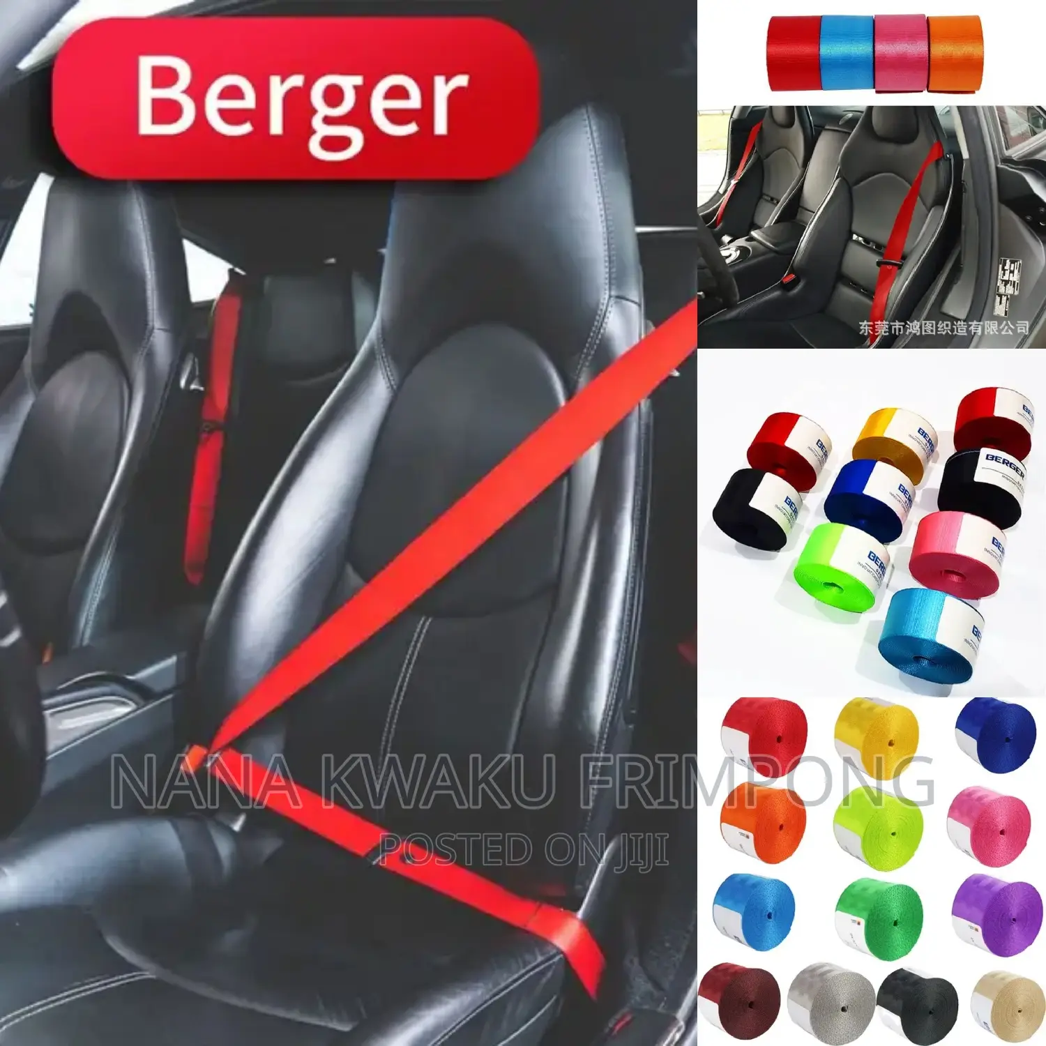 Car Seat Belt [5 Set] Available For All Car's