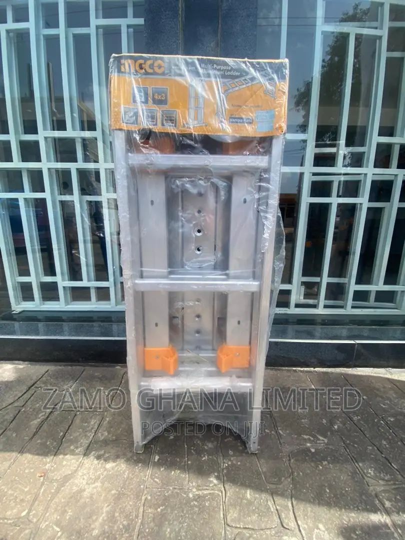 Folding Aluminum Ladder 4×3 - Hlad04431