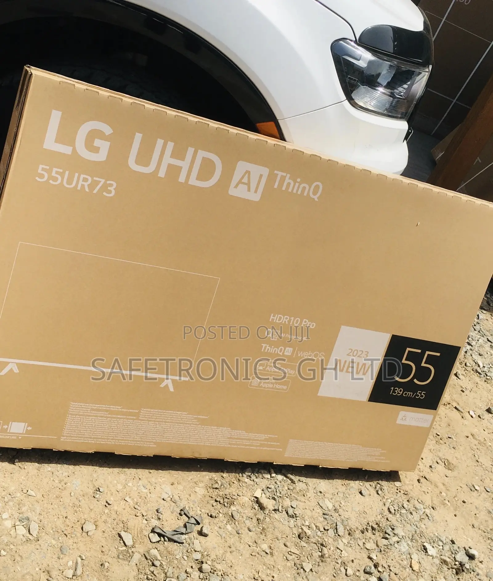 655 Inches Led Smart Uhd Ur80 Glossy Lg Electric Black Tv