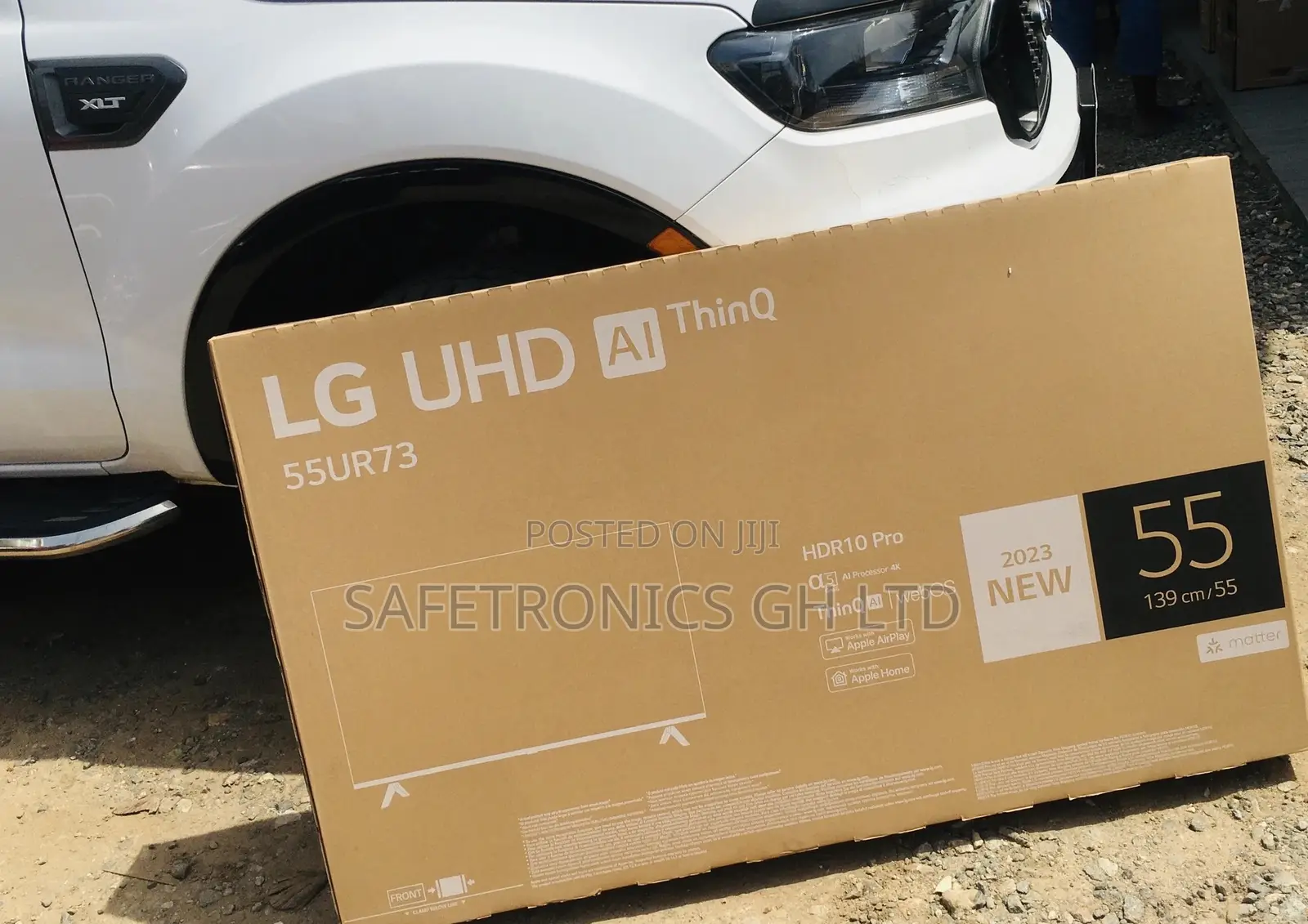 Led Black Ur80 Glossy Lg Smart Uhd 55 Inches Electric Tv