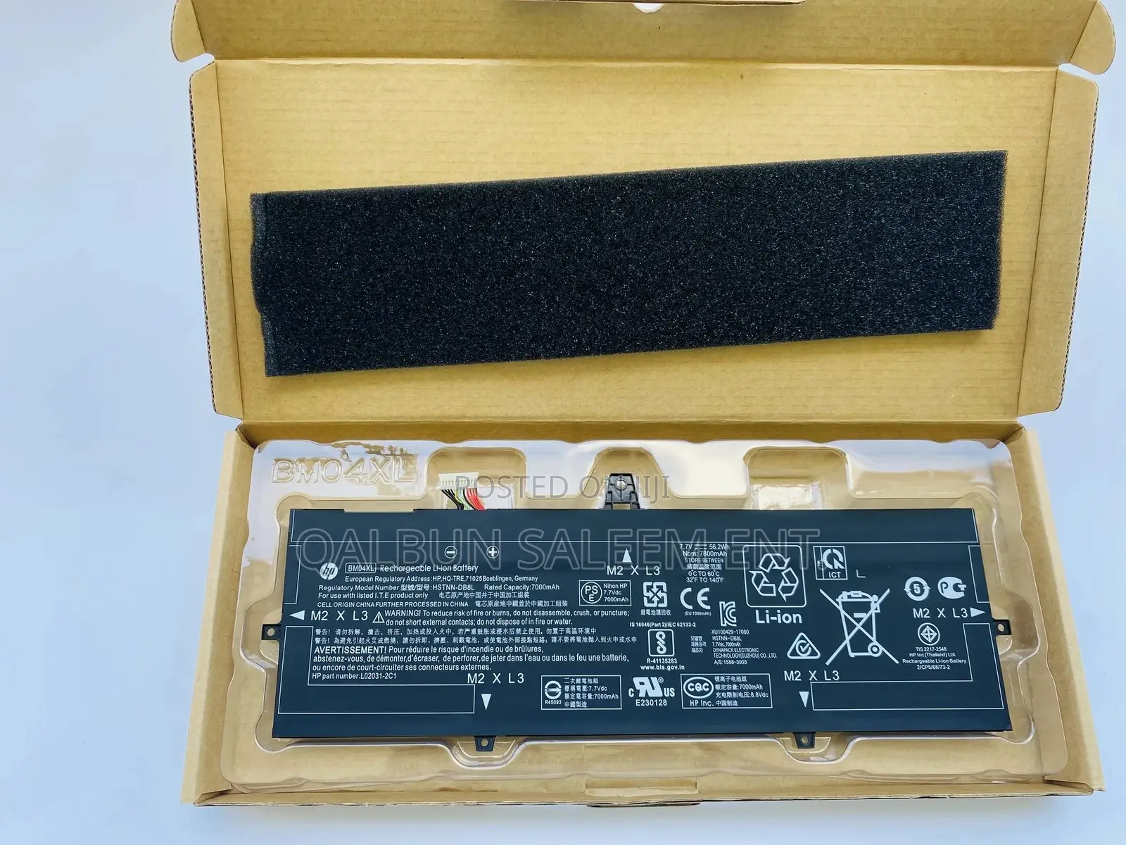 Original BM04XL HP Laptop Battery for Elitebook X360 1030 G3