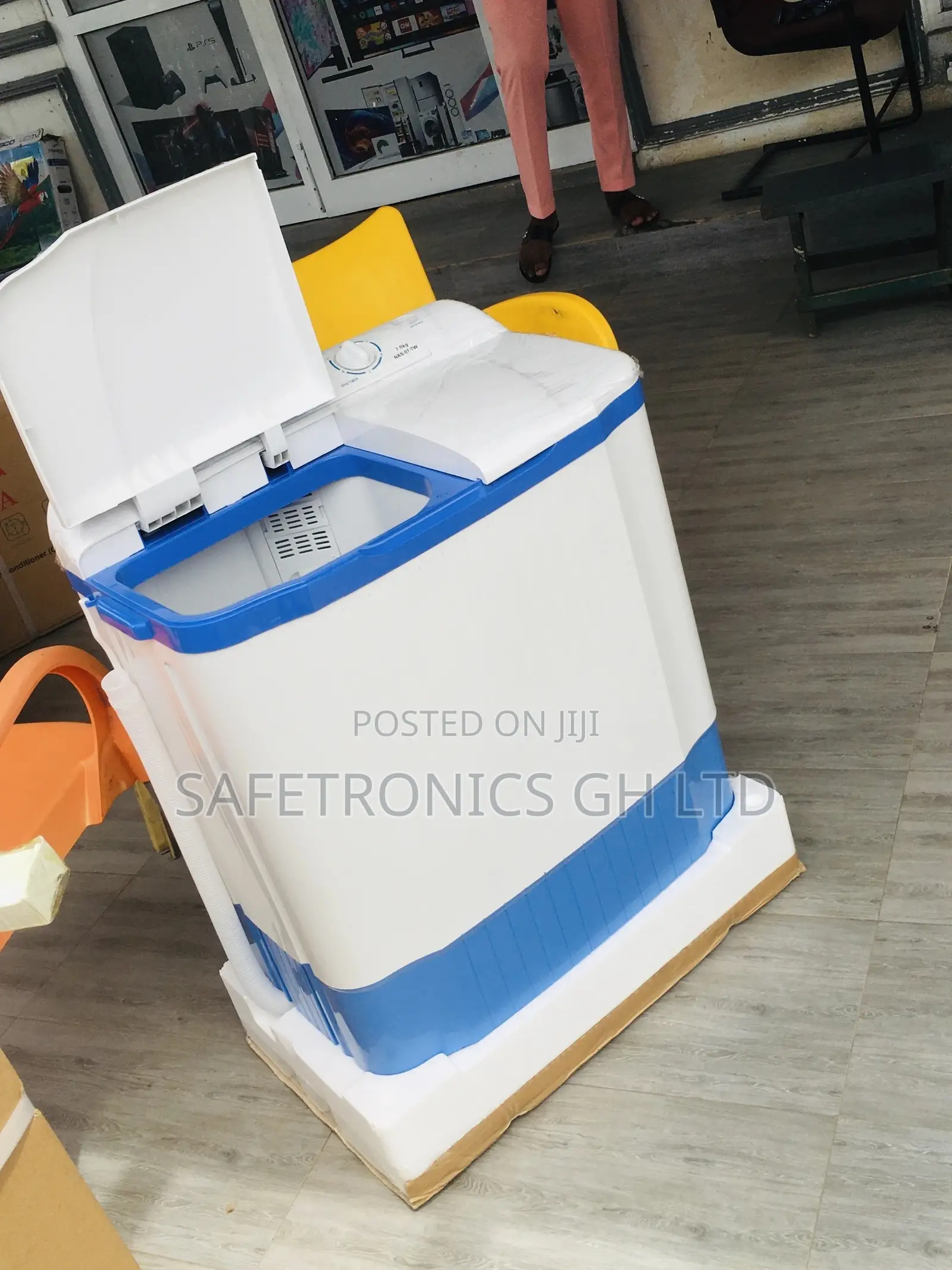 Washingmachine Twintub Nasco 7kg Topload Semiautomatic 
