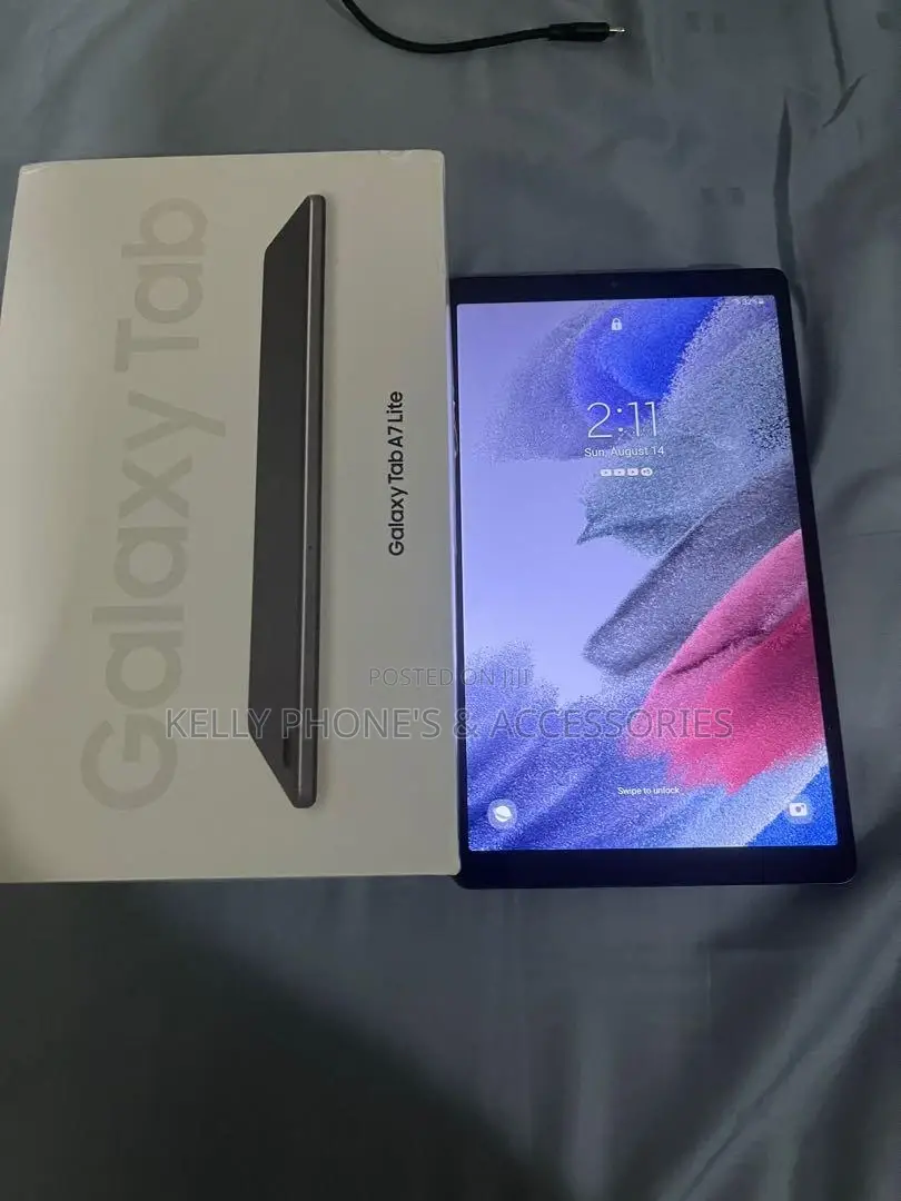 New Samsung Galaxy Tab A7 Lite 64 GB Black