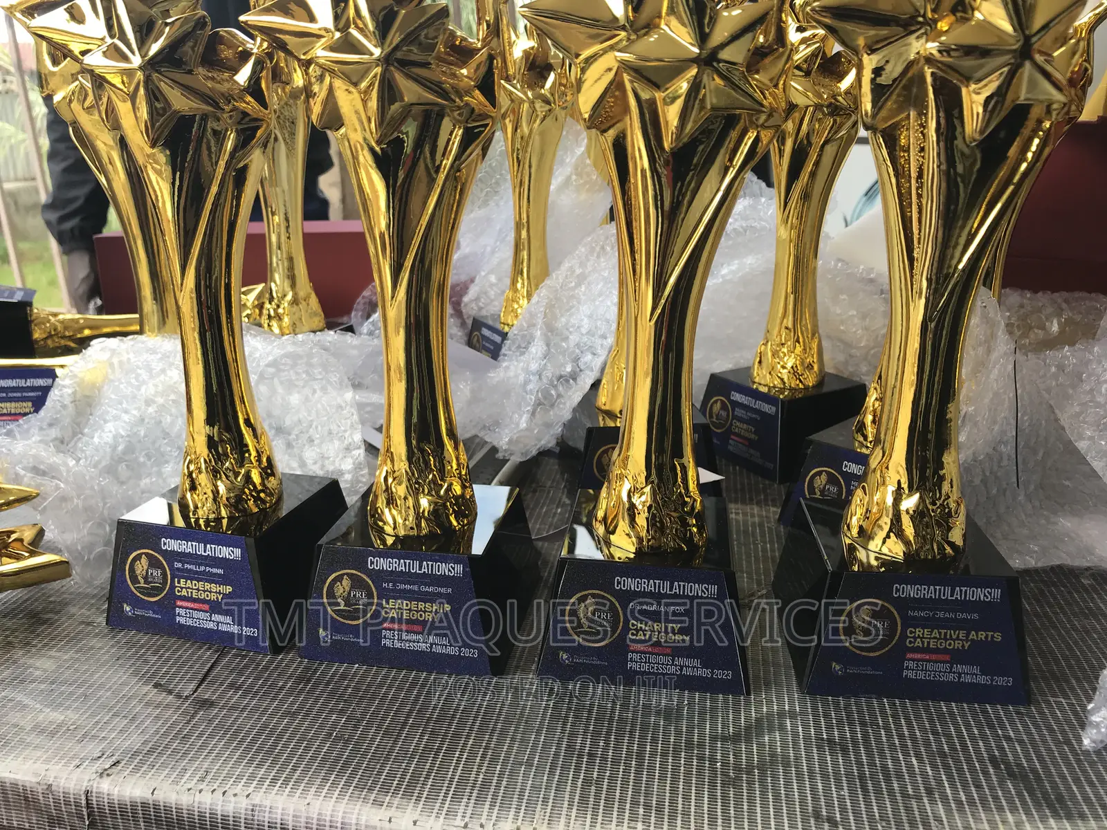 Gold Award Plaque for Your Events and Awards