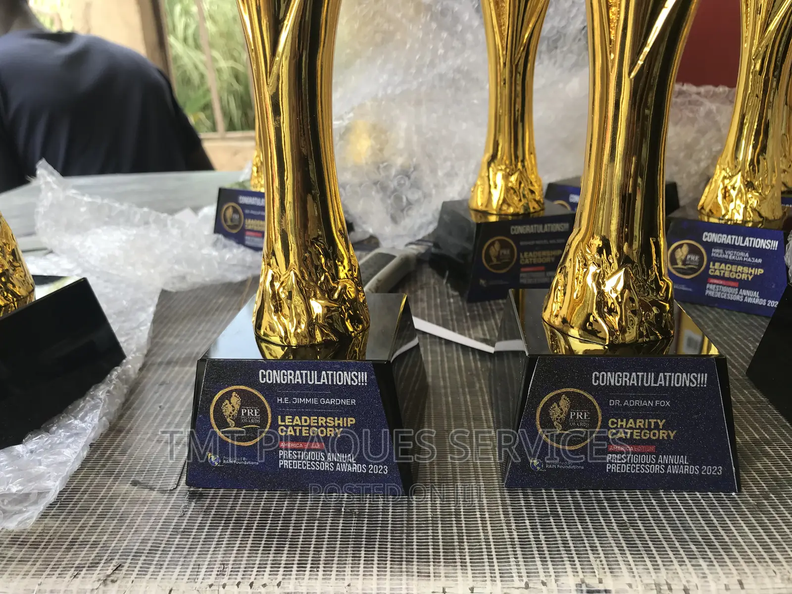 Gold Award Plaque for Your Events and Awards