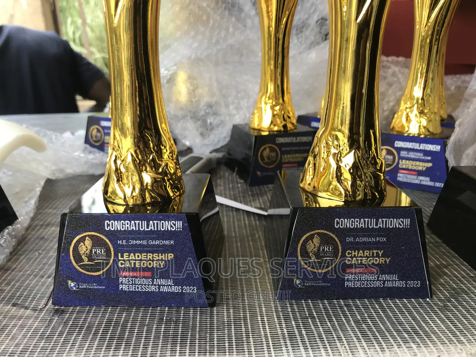 Gold Award Plaque for Your Events and Awards
