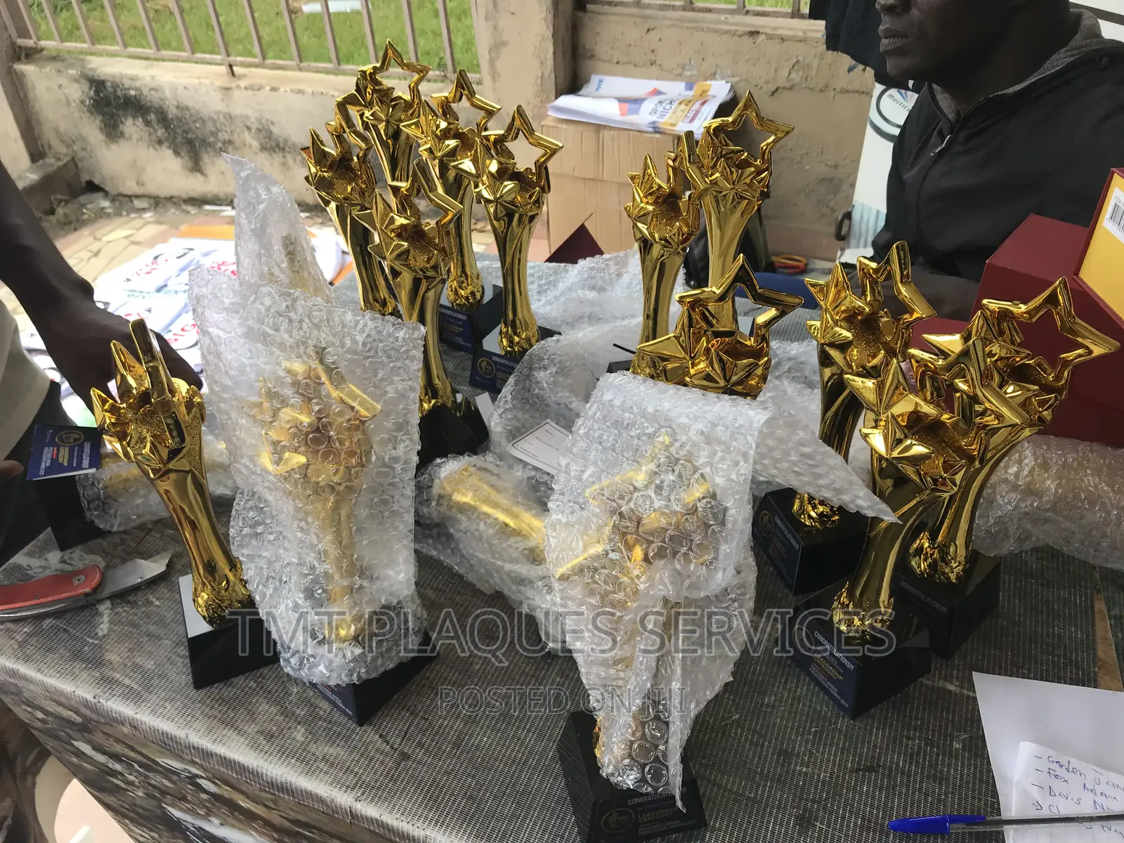 Gold Award Plaque for Your Events and Awards