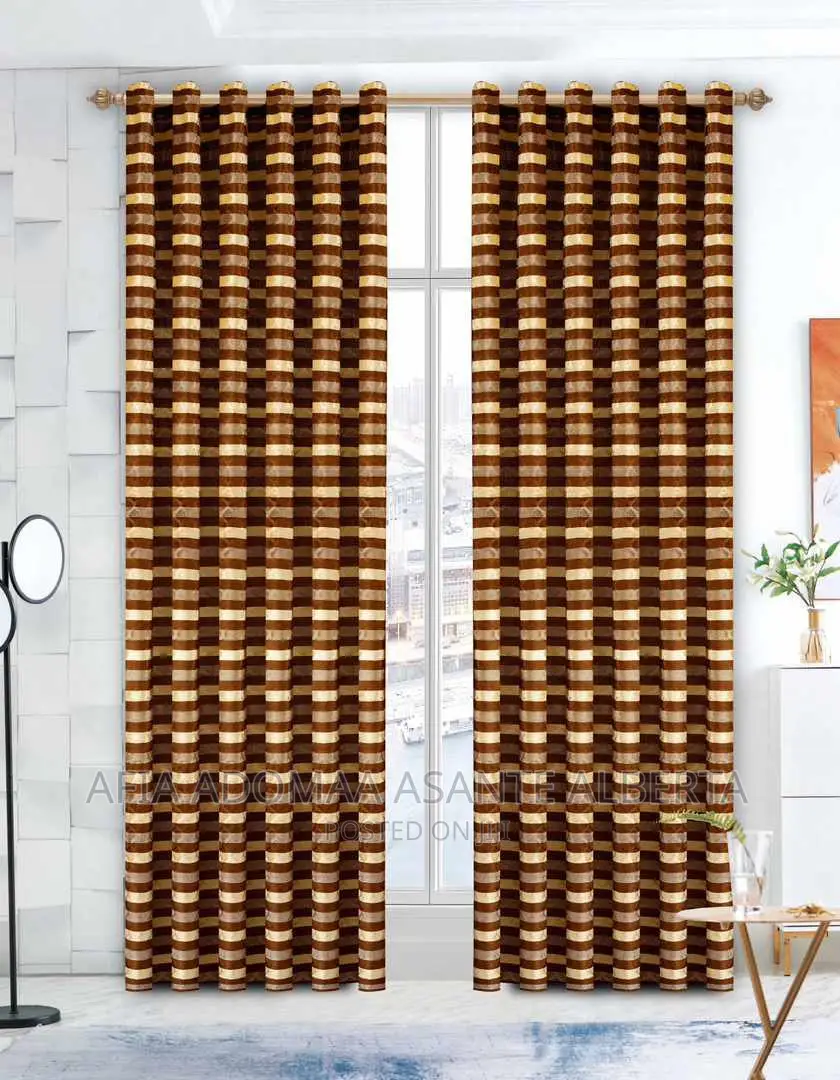 100% Cotton 2pieces Curtains