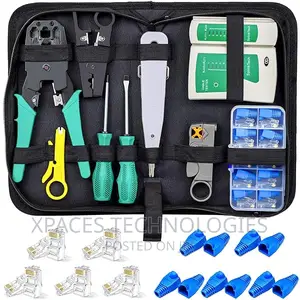9in 1 Ethernet Lan Rj11, Rj45 Cat6 Networking Tool Kit