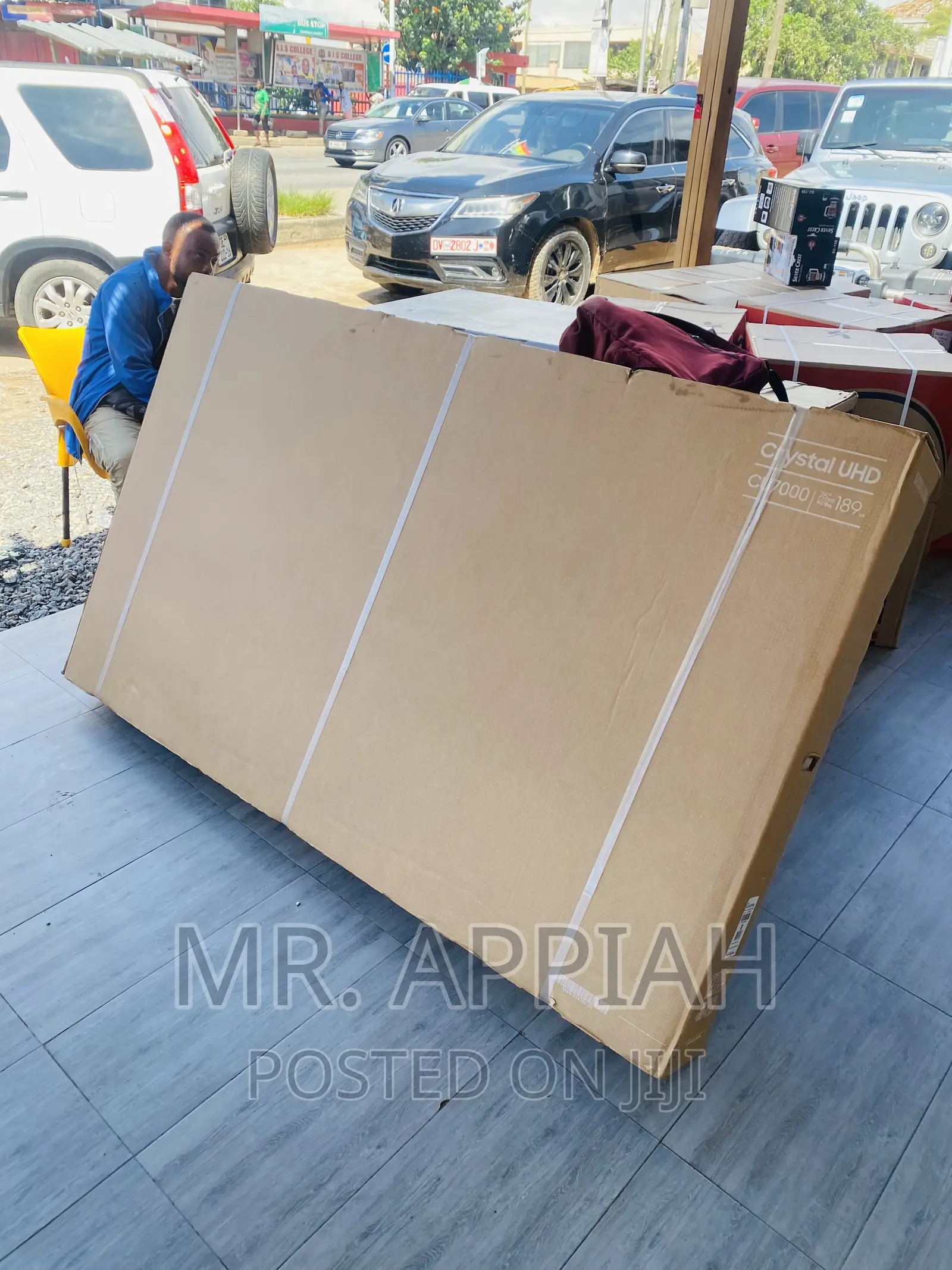 Highly Energy Saving Samsung75” Crystal Uhd Tv(75cu7000)