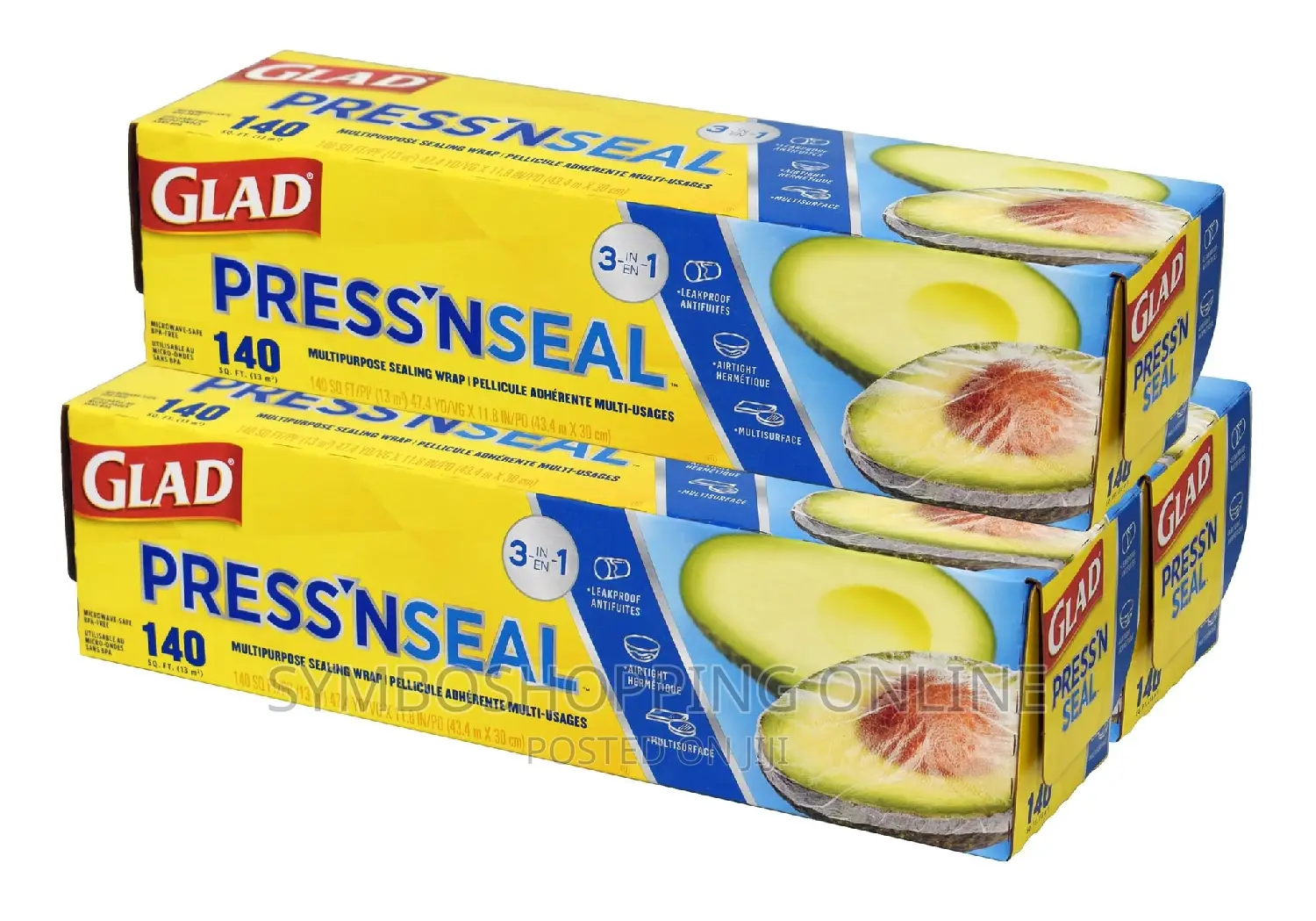 Glad Press'n Seal, 140 SQ. Foot. Gh 155. For 1