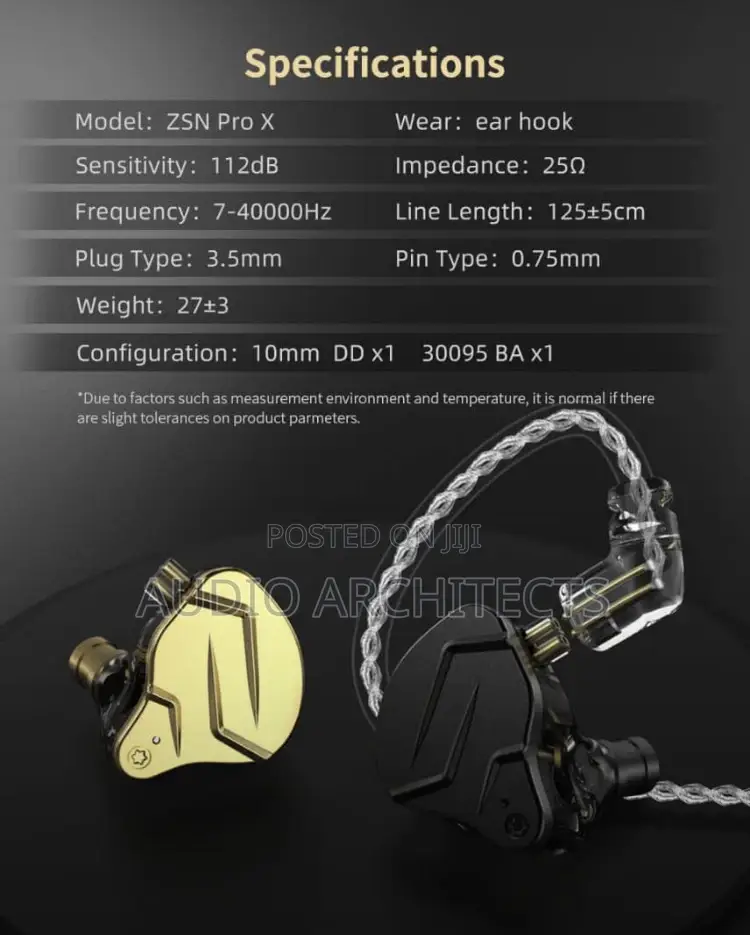 Kz ZSN Pro X in Ear Monitor (Original)