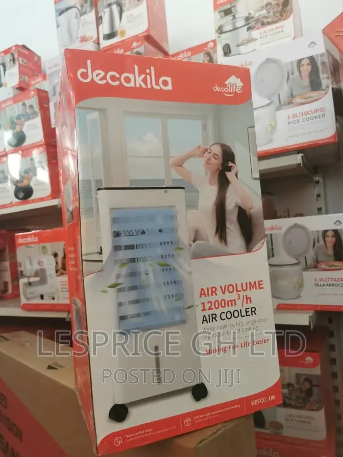 New/Decakila 80w Rapid Cooling Air Cooler