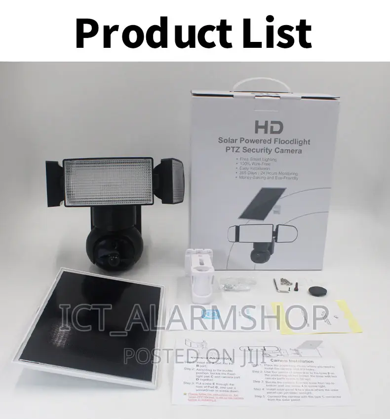 Solar Floodlight Human Detection