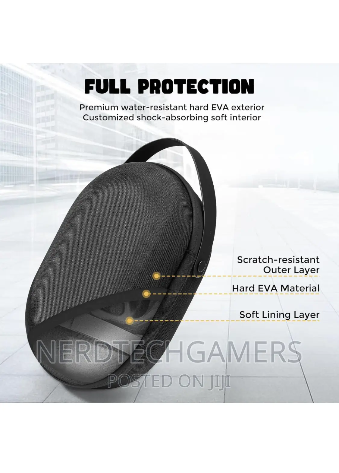 Meta Quest 3 Vr Headset Gaming Controller, Shockproof Bag
