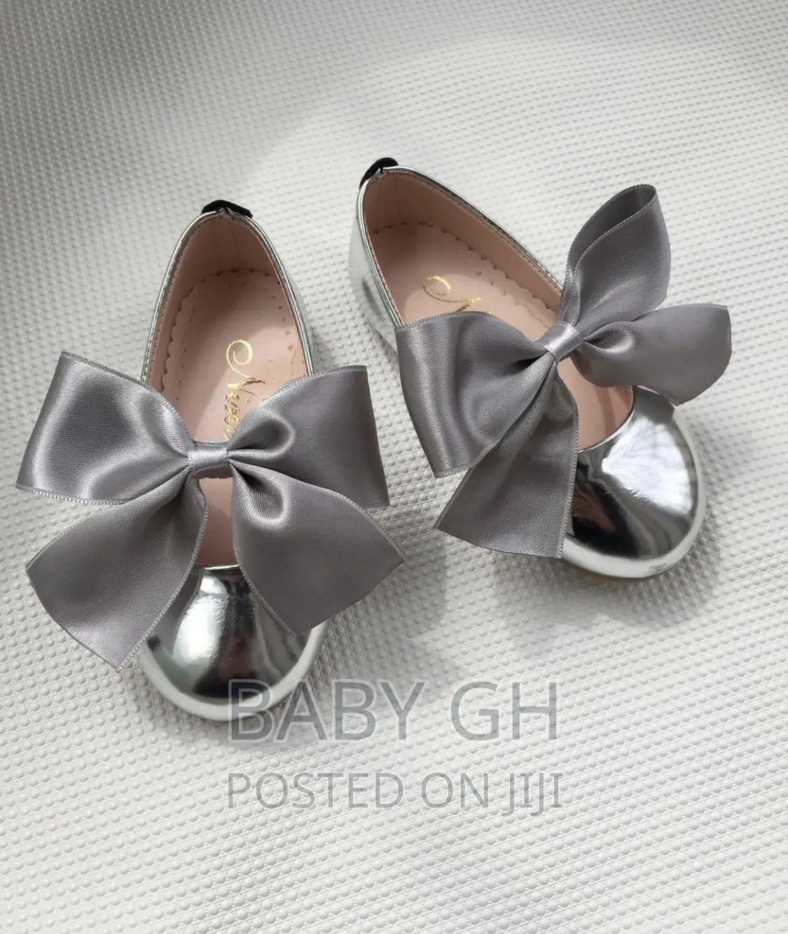 Silver Girls Occasion Shoes