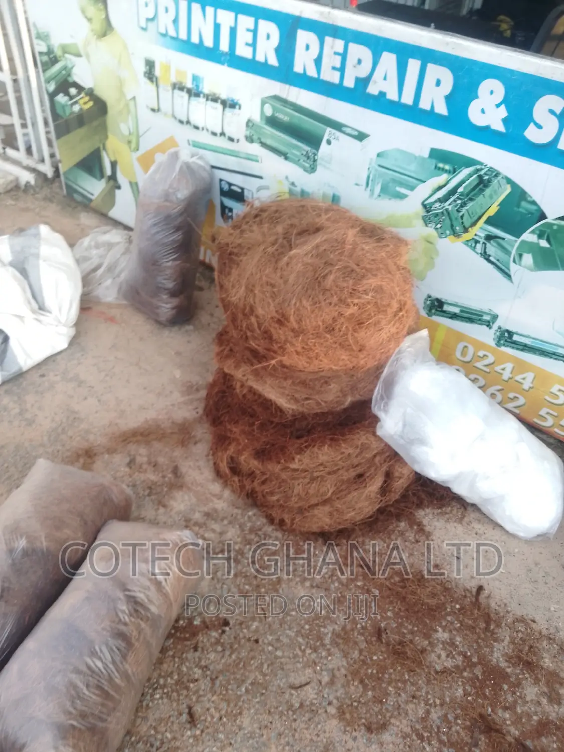 Treated Coconut Fiber With Bio Enzymes.