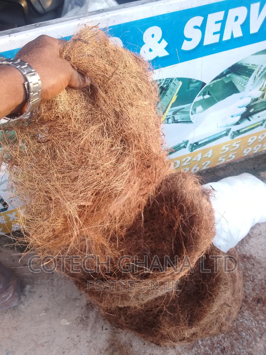 Treated Coconut Fiber With Bio Enzymes