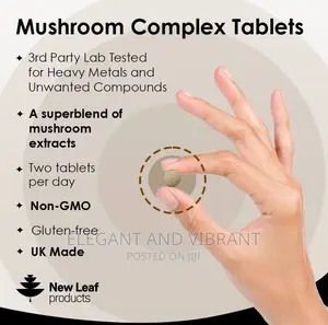 Mushroom Complex - Superblend of 6 Mushroom Extracts-120tab
