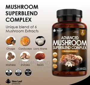 Mushroom Complex - Superblend of 6 Mushroom Extracts-120tab