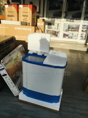  Semiautomatic Nasco 7kg Washingmachine Topload White/Blue
