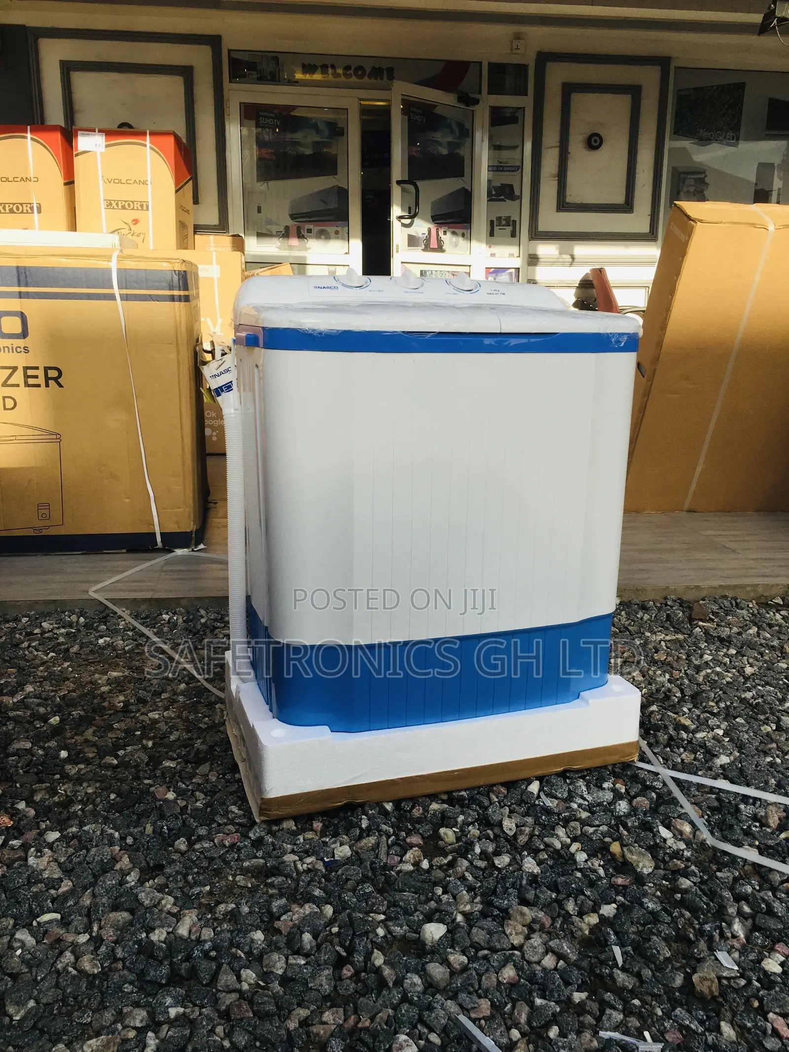 Electric Nasco 7kg Semiautomatic Topload Washingmachine 