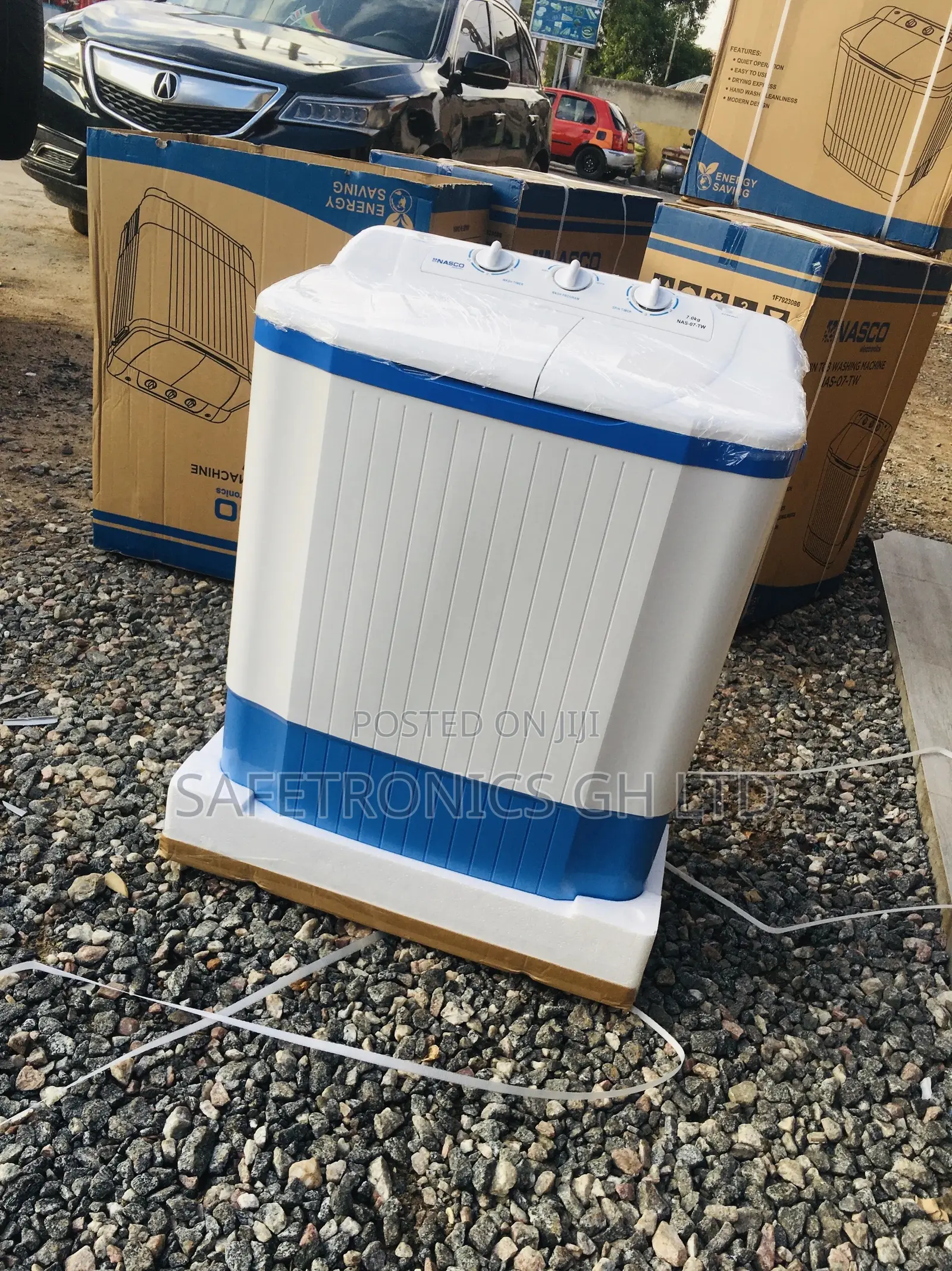 Semiautomatic Topload Lasting 7kg Washingmachine Nasco 