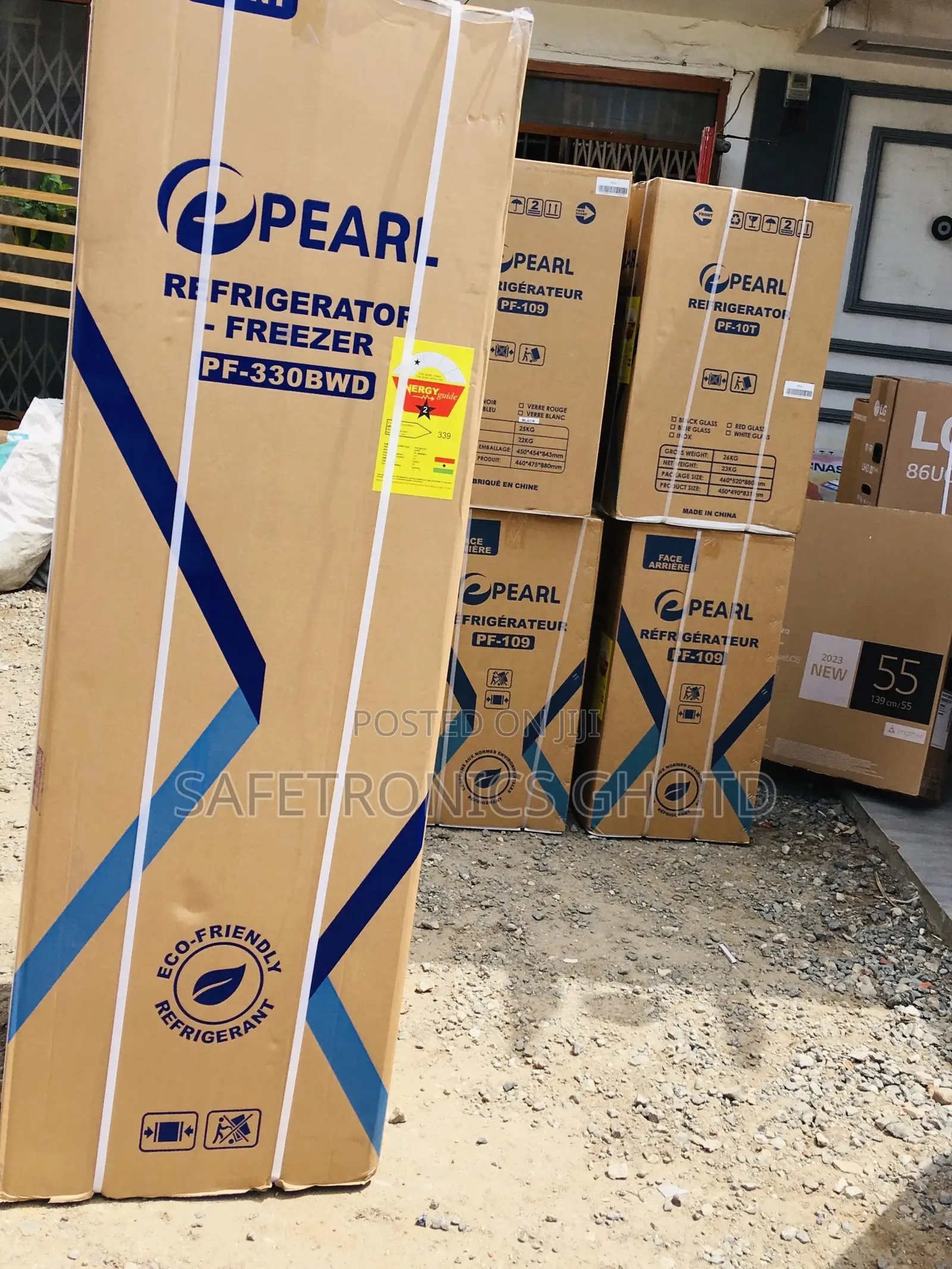 Pearl Bottomfreezer Doubledoor Pf-330bwd 251 Liters Fridge