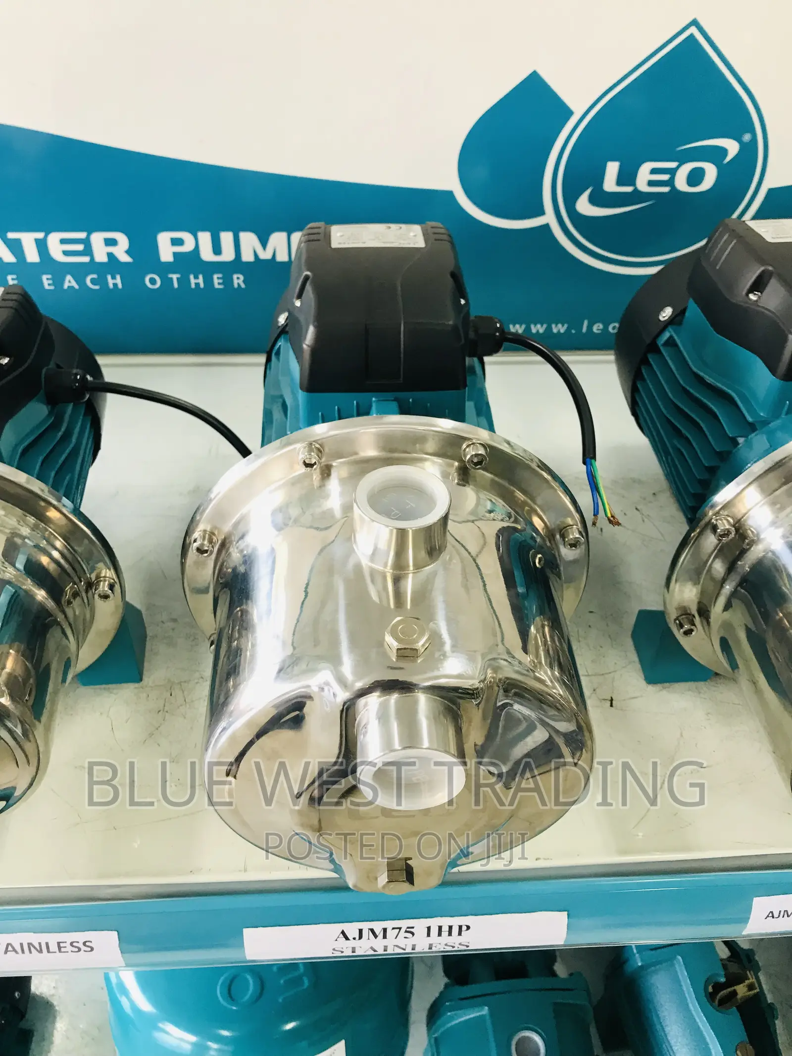 1 Horse Power Stainless Water Pump - Leo Water Pump 1hp