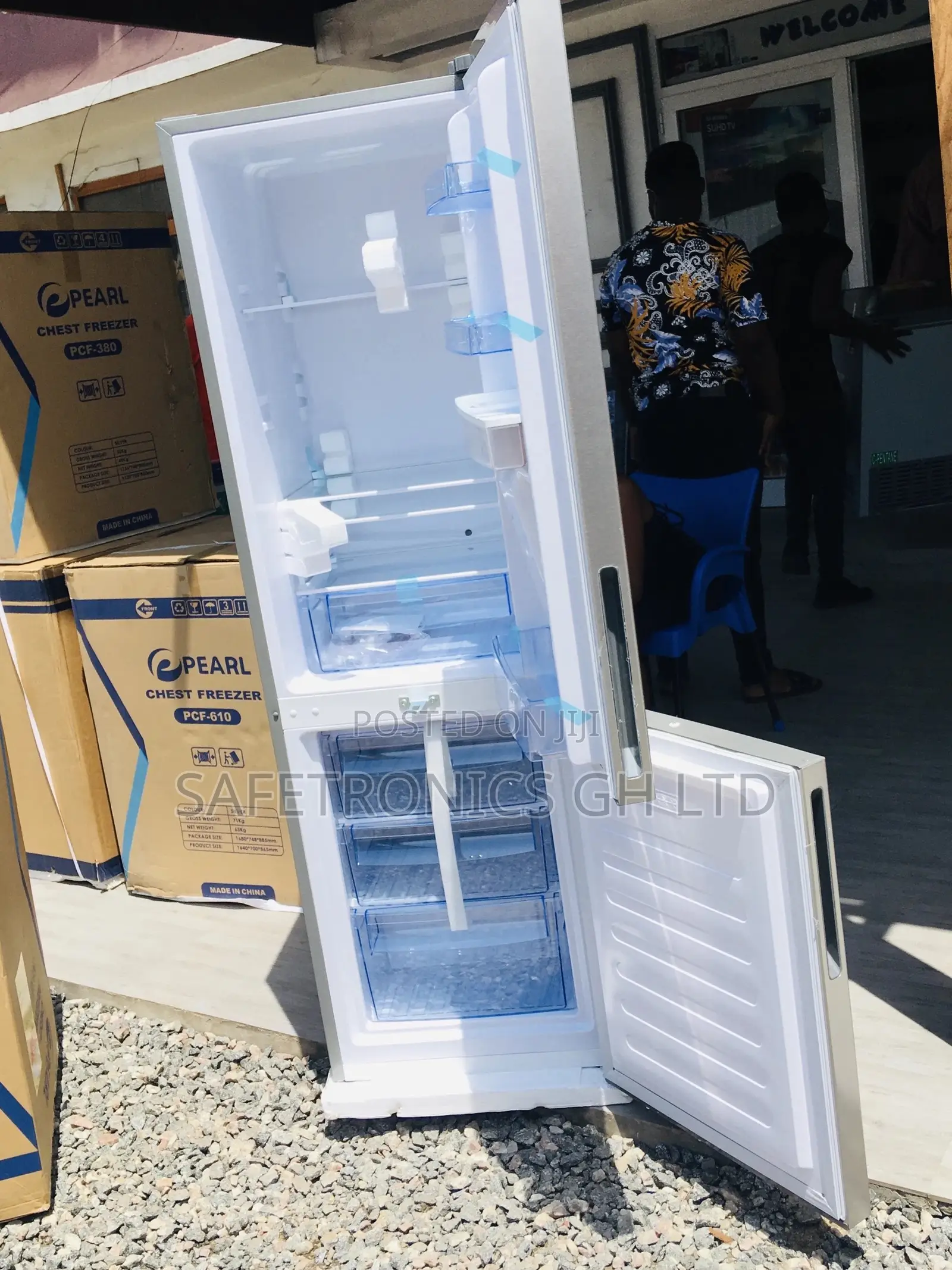 Pf-330bwd Bottomfreezer Doubledoor Pearl 251L