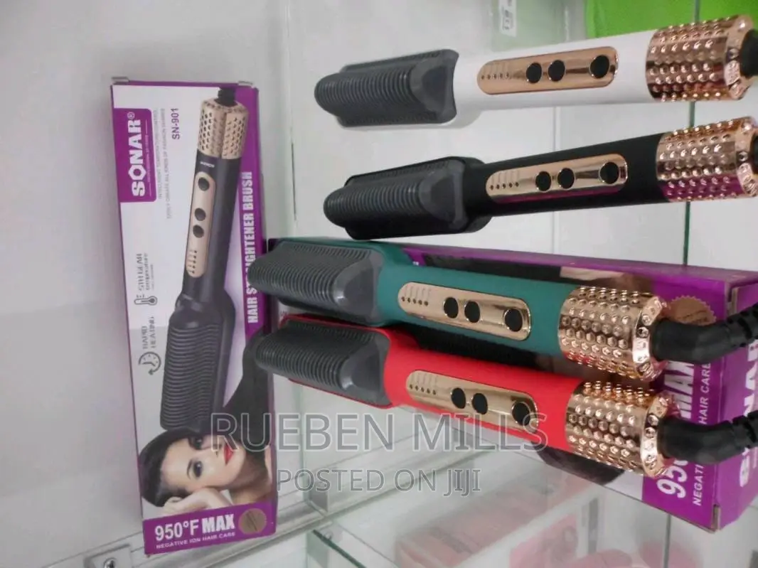 Sonar Hair Straightener Brush SN-901