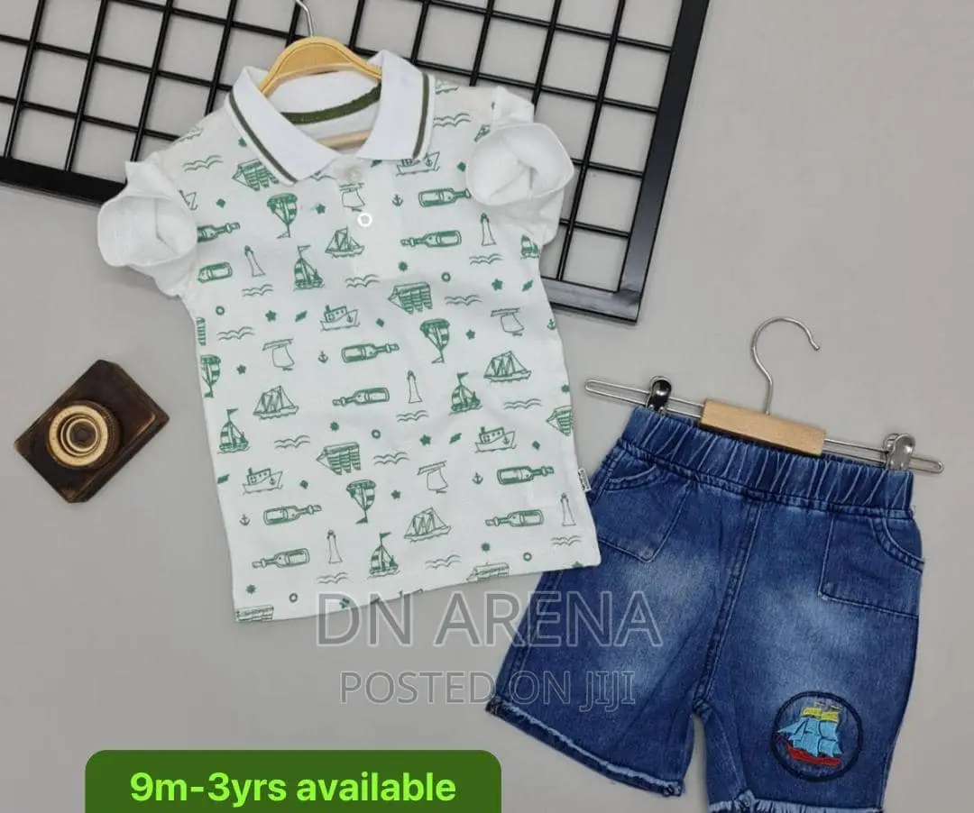 Boys Lactose With Jeans Shorts