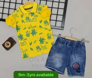 Boys Lactose With Jeans Shorts