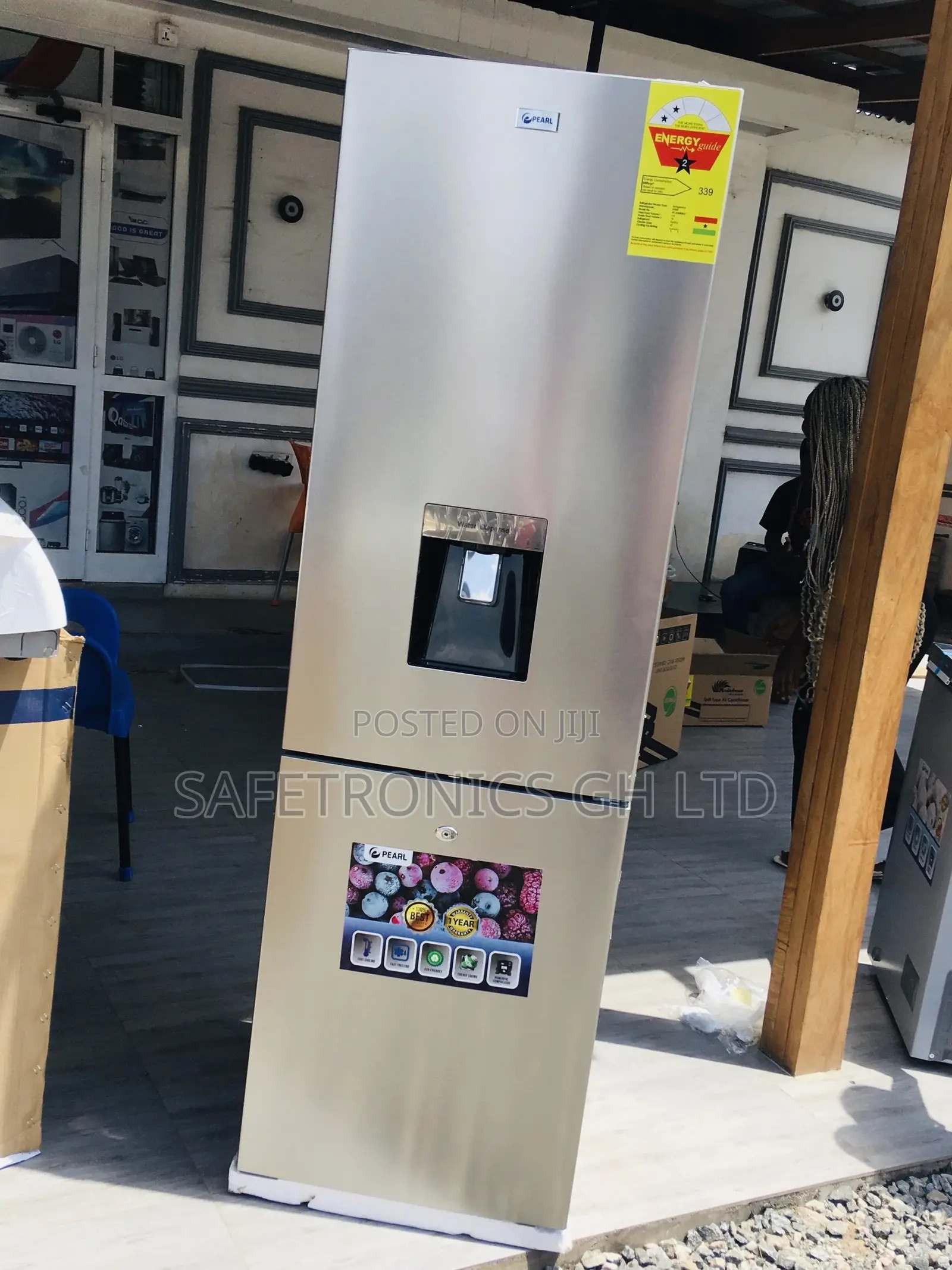 251 Liters Bottomfreezer PF-330BWD Pearl Doubledoor