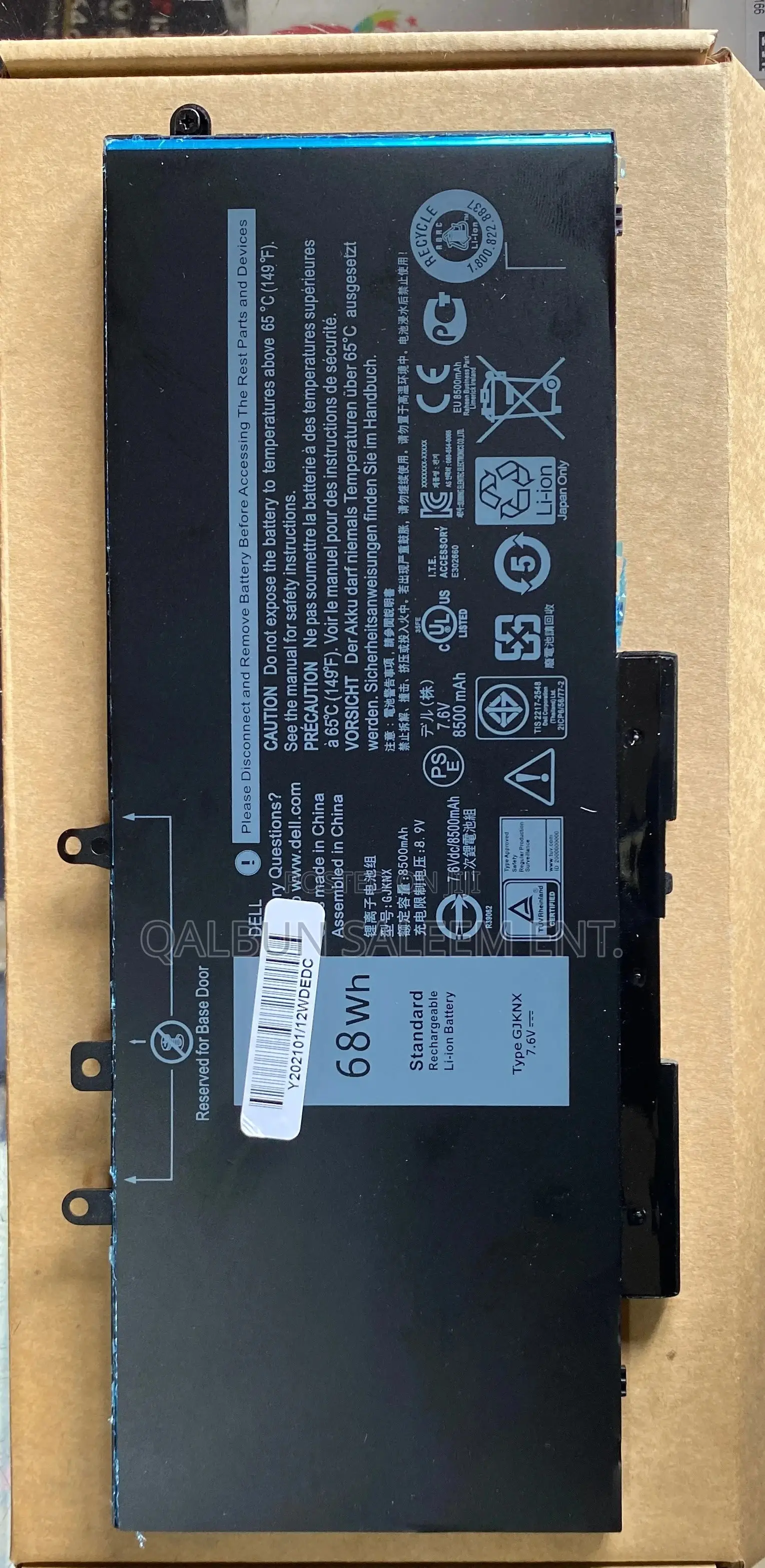Original Dell Gjknx Battery For Latitude 5480 5580 5590