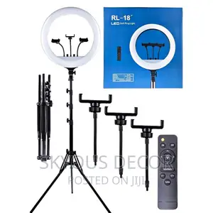 Soft 18inches Ring Light With 2.5m Tripod Stand And Remote