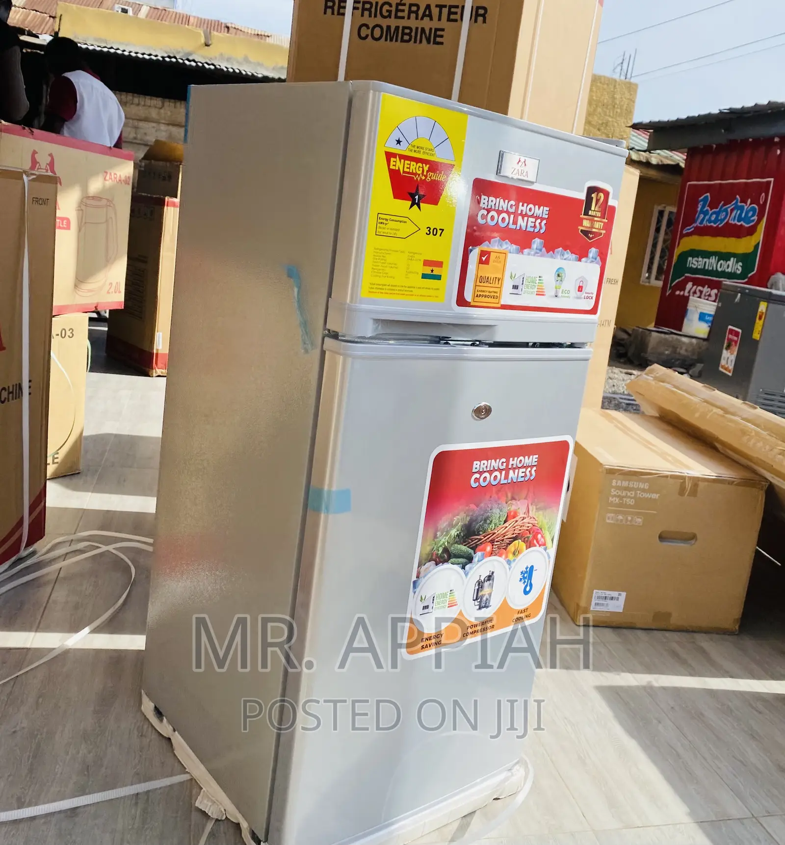 Highly Energy Saving Zara 12TM 2 Door Refrigerator(Silver).