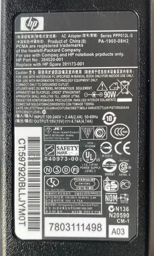 Original Hp Big Pin Adapter 19v 4.74a 90w