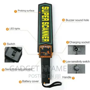 Battery Operated Handheld Security Metal Detector