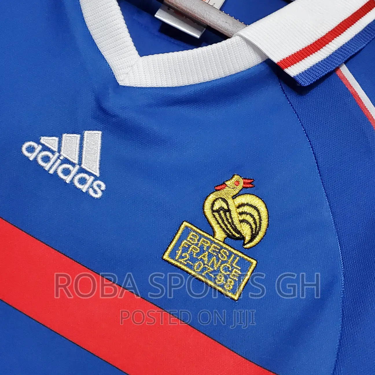 1998 France Retro Home Jersey