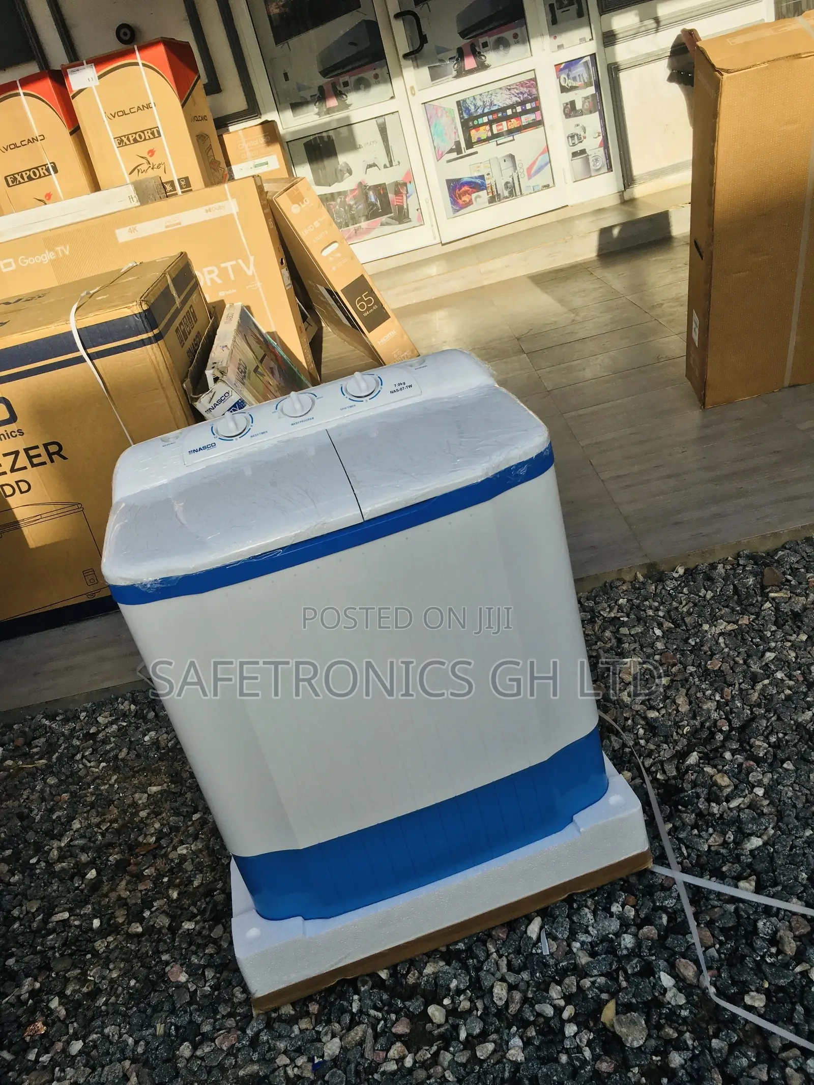 Semiautomatic Nasco Washingmachine Topload 7kg Sealed 