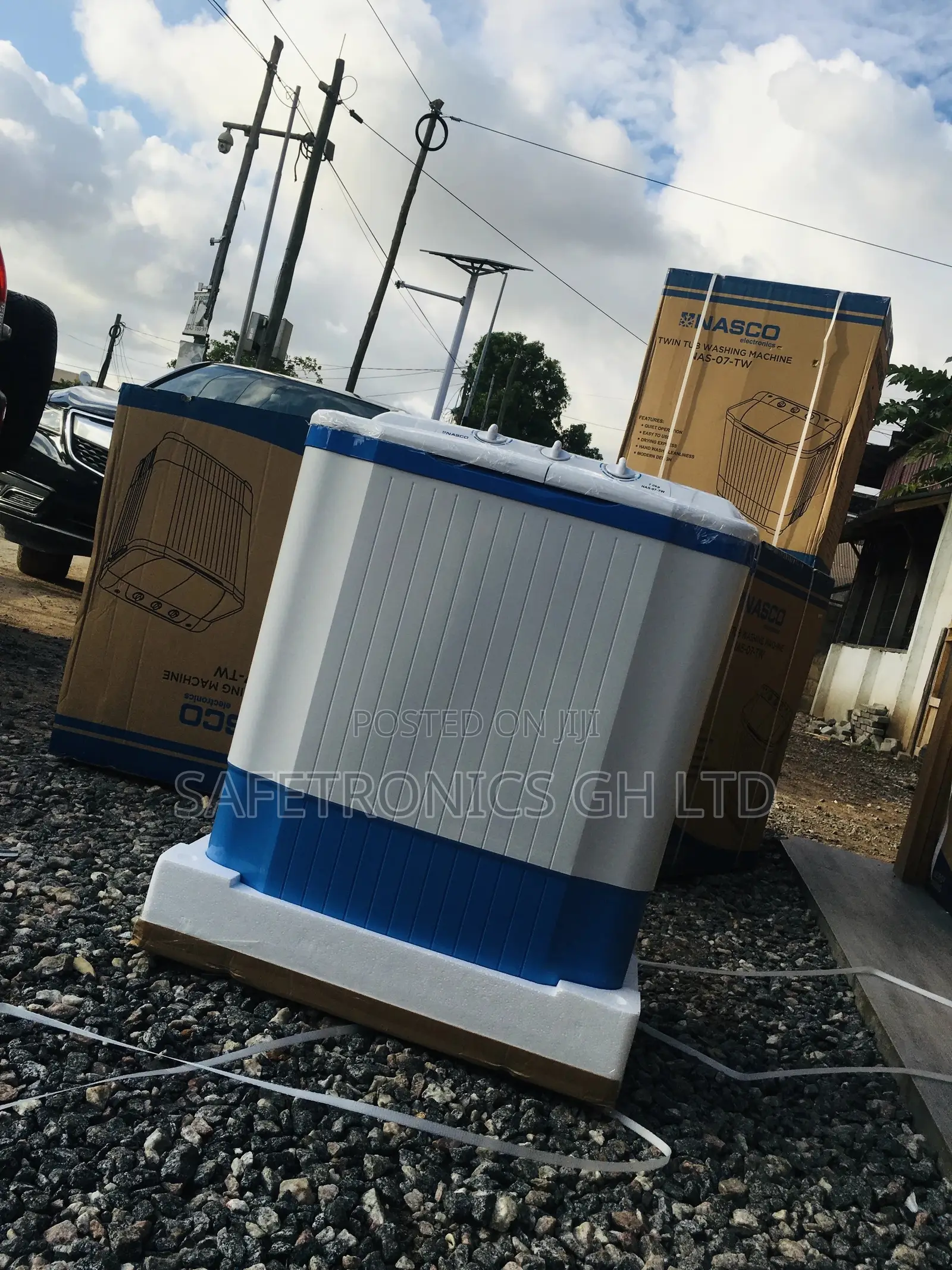 Promo on Nasco Washingmachine 7kg Topload Semiautomatic