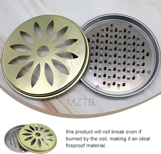 2 Sets Mosquito Coil Holder Incense Burner With Cover