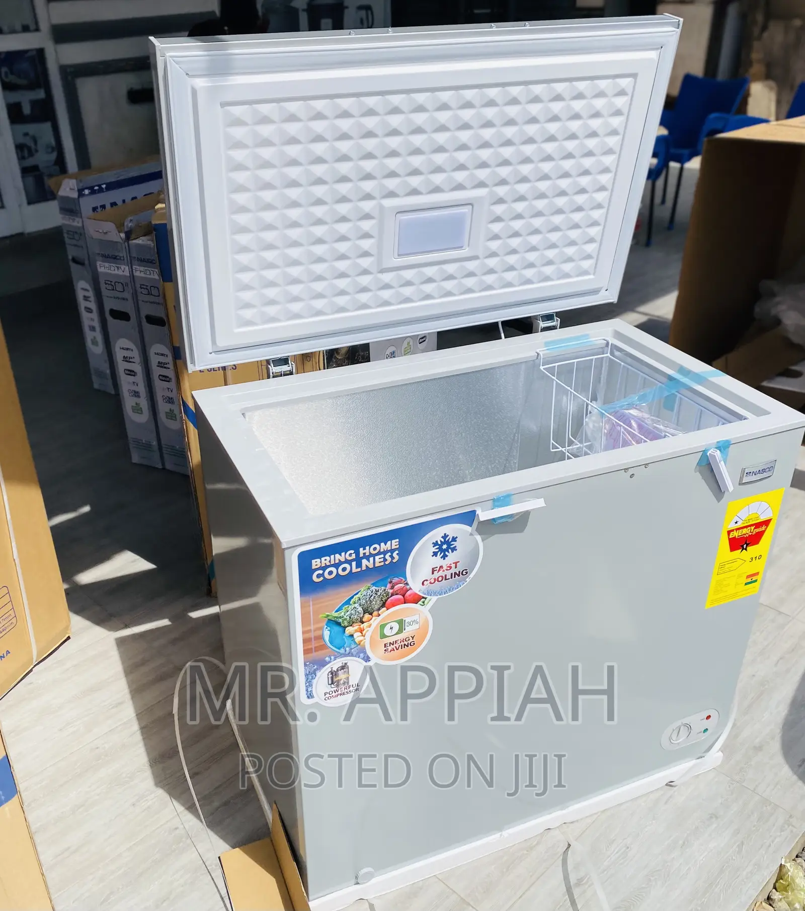 Brand New Nasco 210 Single Door Chest Freezer(200ltr).