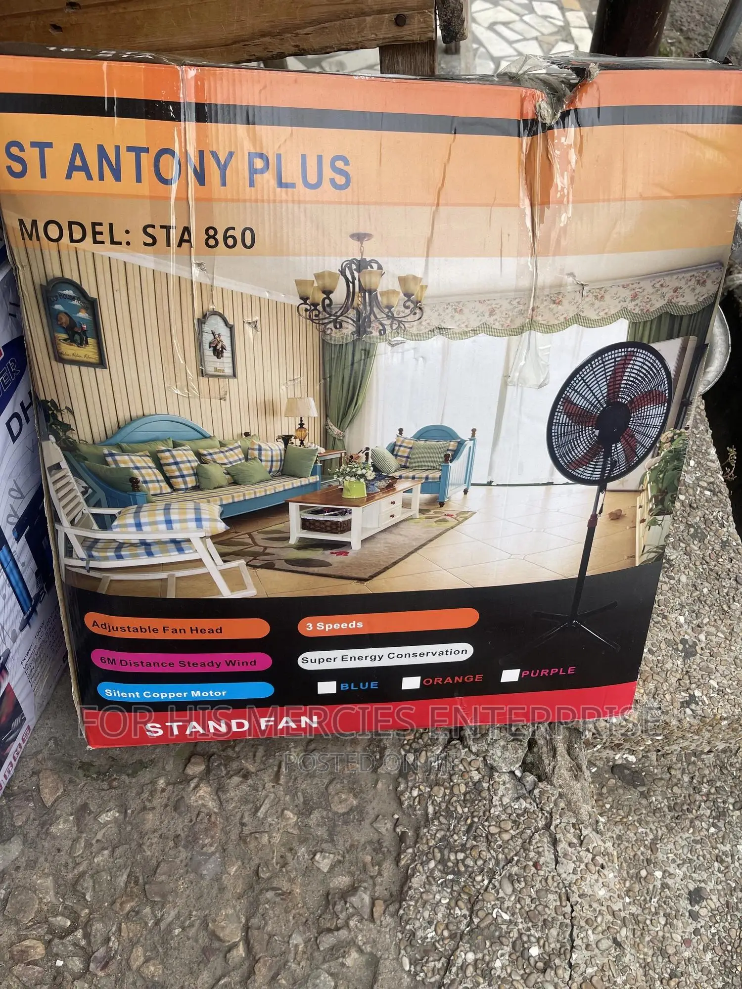 St Anthony Plus 2 in 1 18” Standing Fan